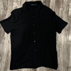 ASOS Black Casual Button Down Shirt